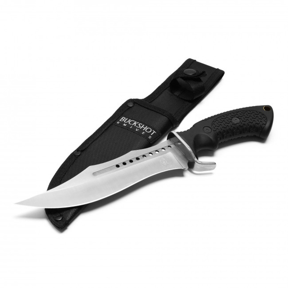 13" Tactical Black Bowie Knife