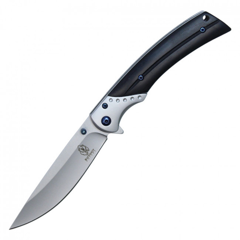 8 1/2” ASSISTED OPEN POCKET KNIFE - Black