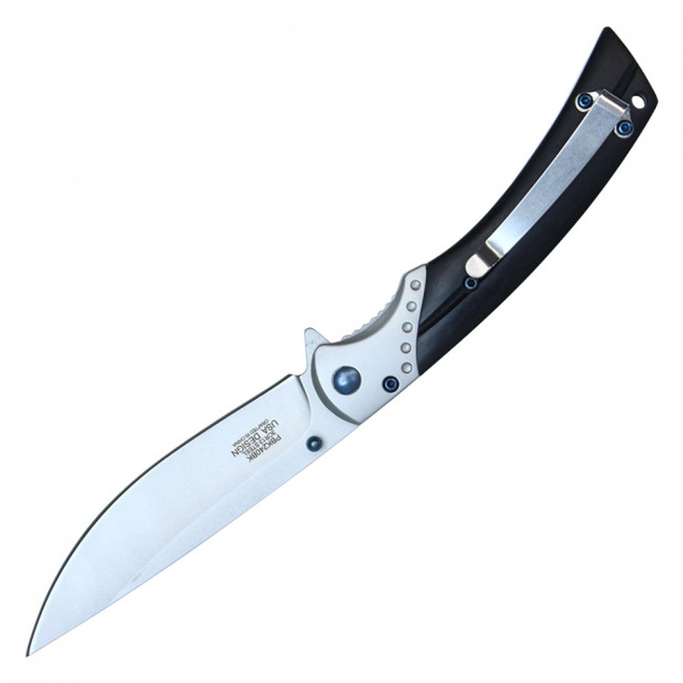 8 1/2” ASSISTED OPEN POCKET KNIFE - Black