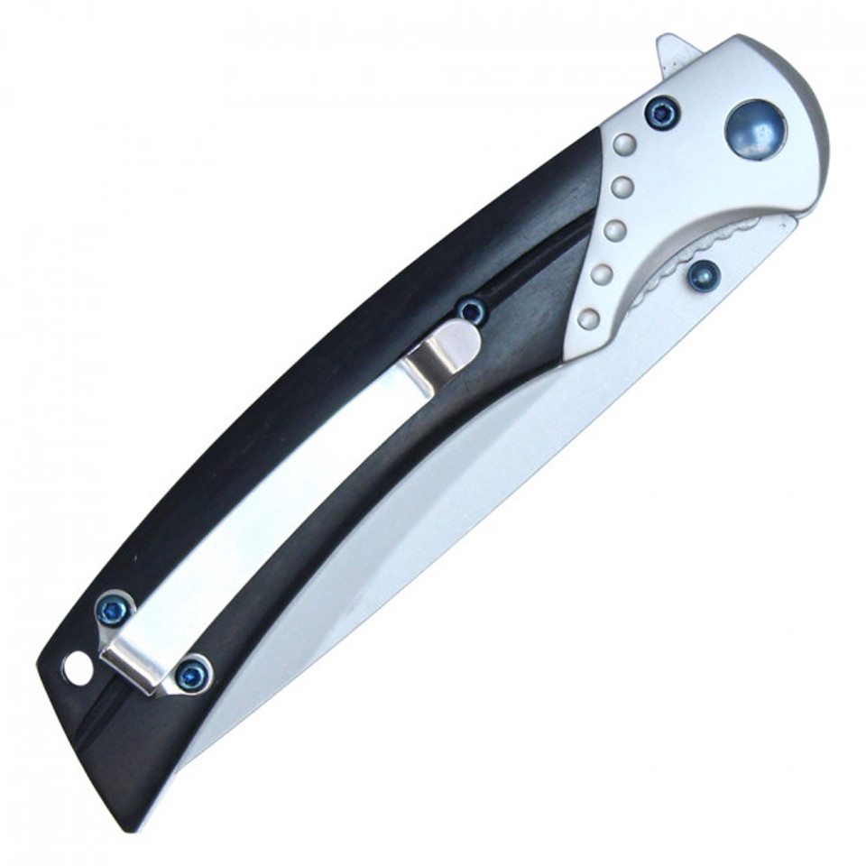 8 1/2” ASSISTED OPEN POCKET KNIFE - Black