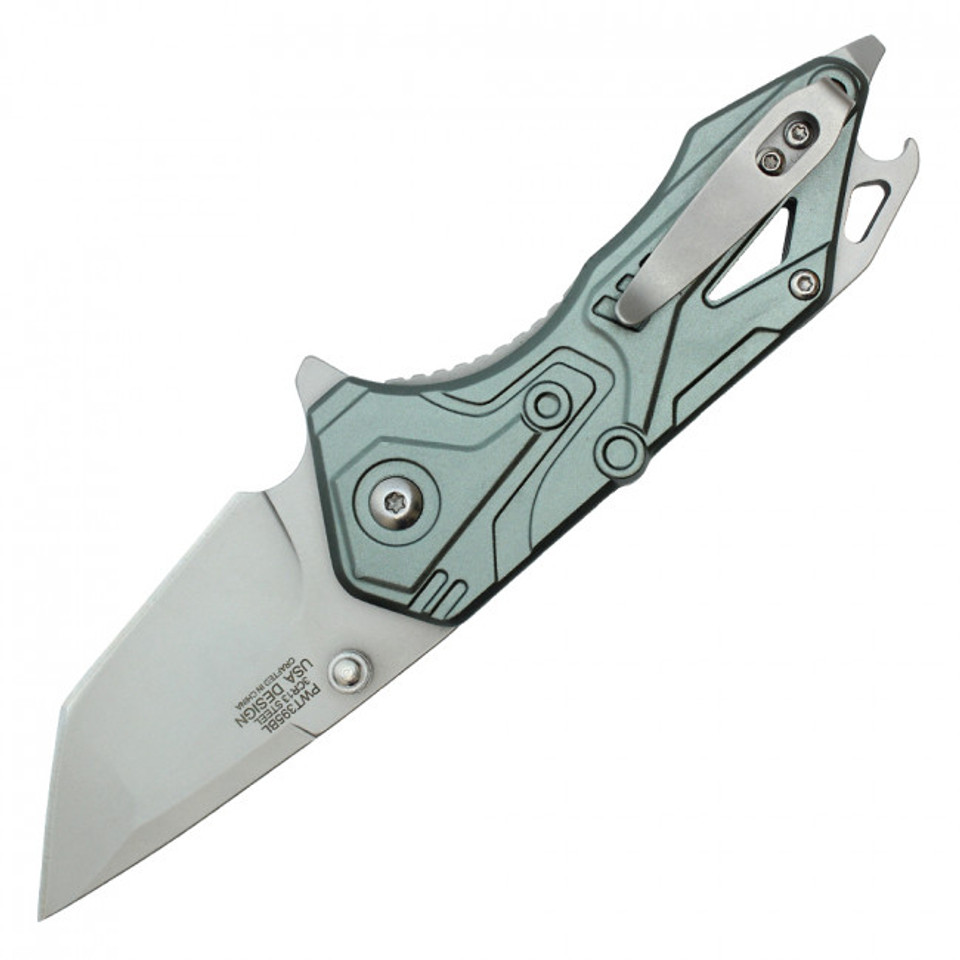 6.5" Blue Pocket Knife