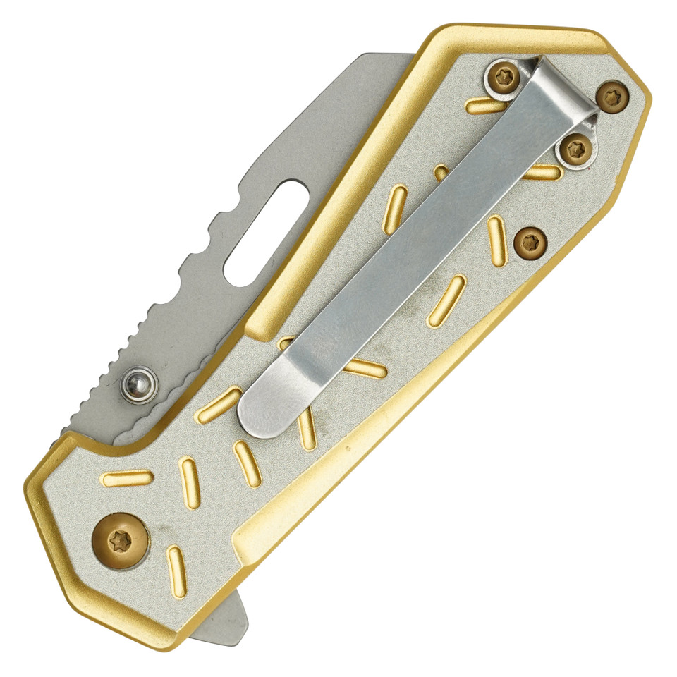 6.5" Yellow Sprinkles Pocket Knife