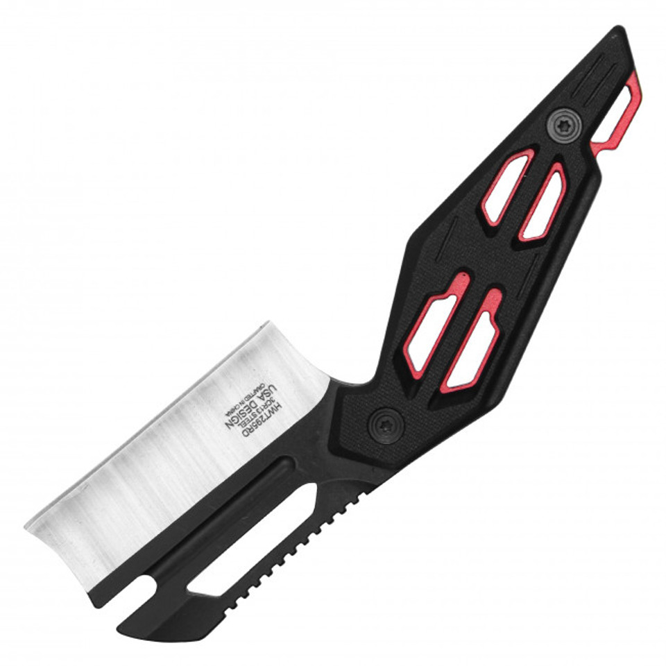 6.75" Red Mini Cleaver