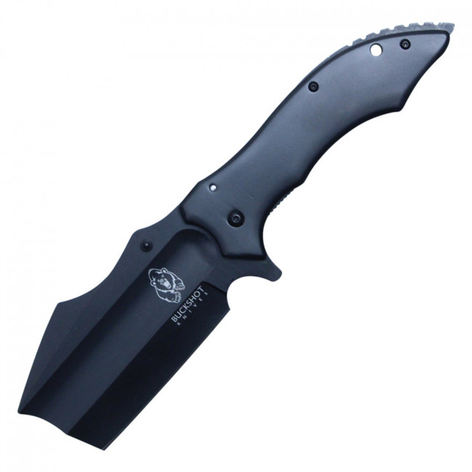 9 3/4” ASSISTED OPEN POCKET KNIFE - Black