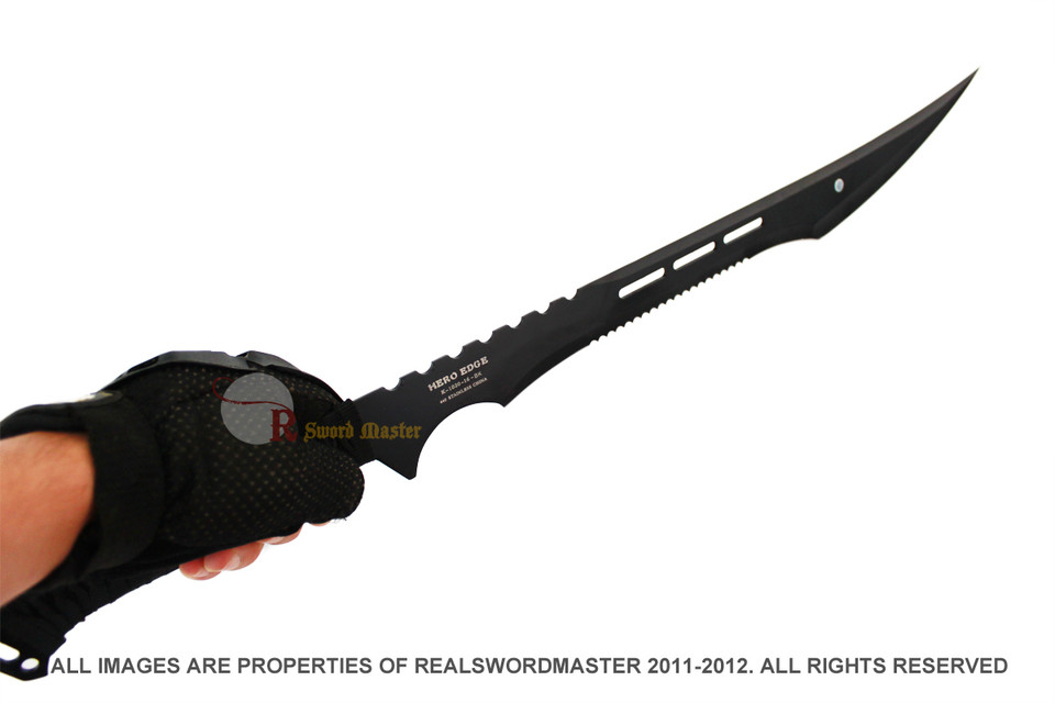 27" Single Full Tang Blade Black Ninja Sword Machete
