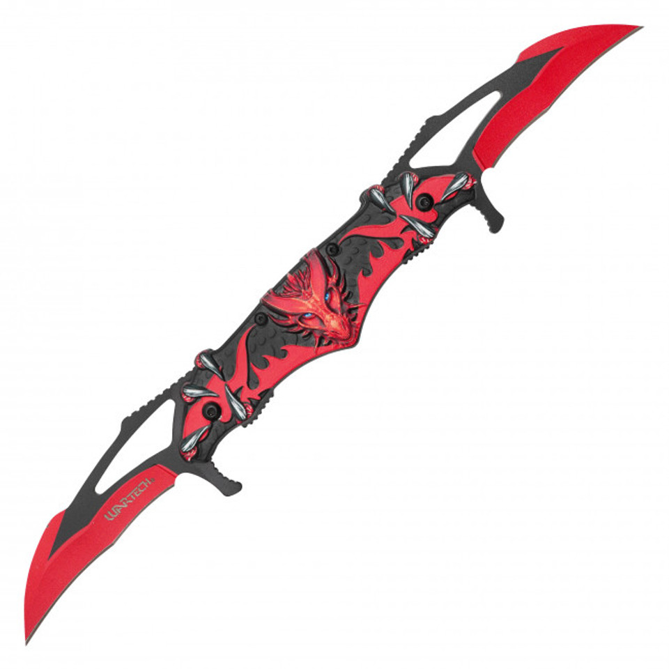 11" Red Dragon Pocket Knife