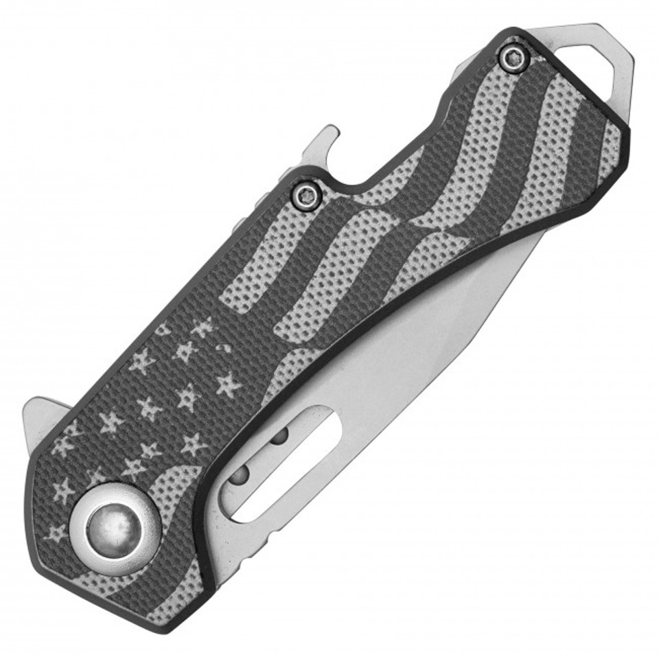 6.75" Gray Patriot Pocket Knife