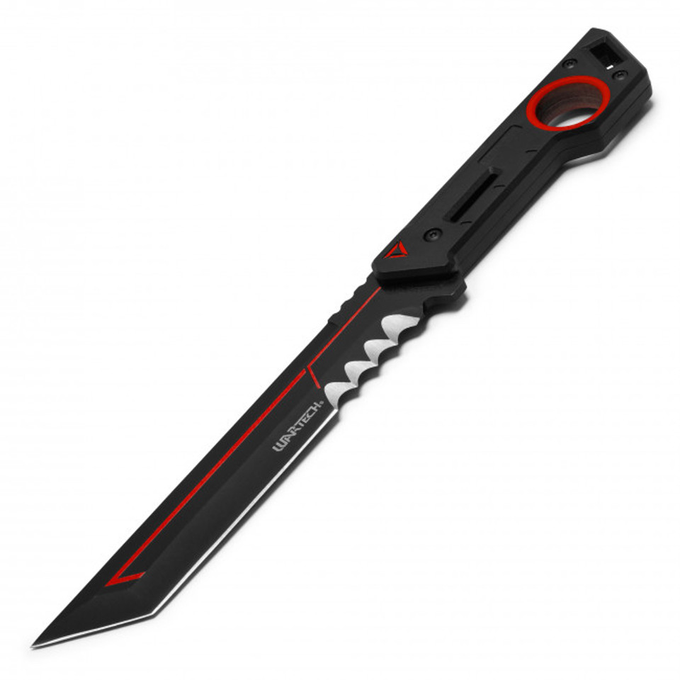 12" Red Cyber Hunting Knife