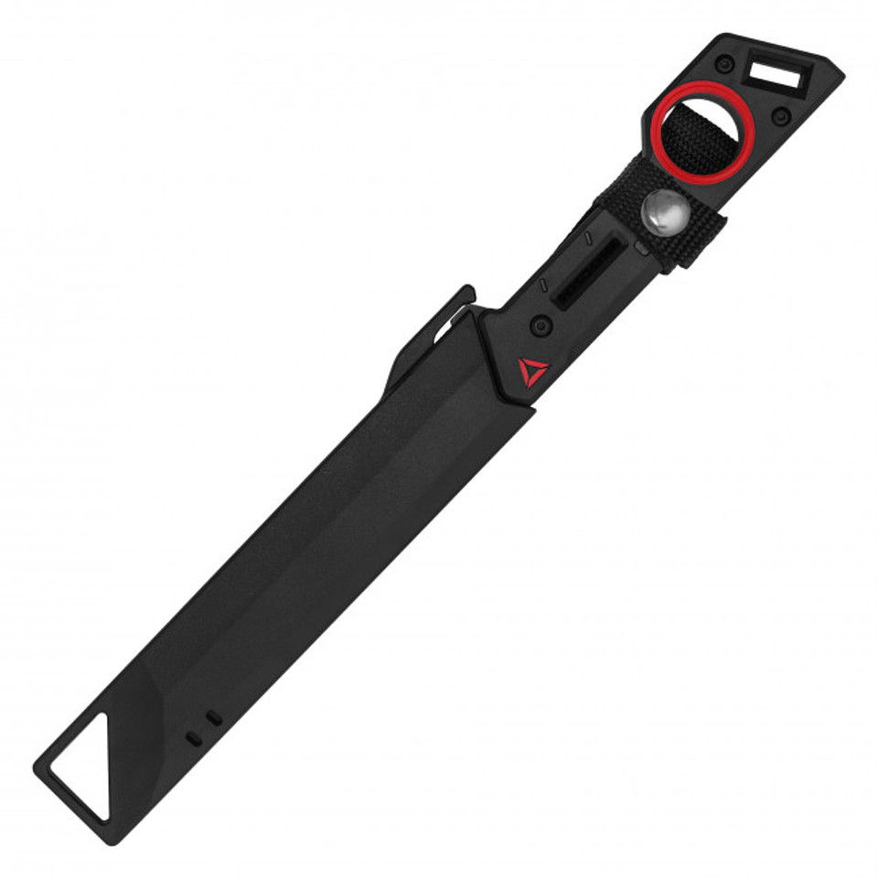 12" Red Cyber Hunting Knife