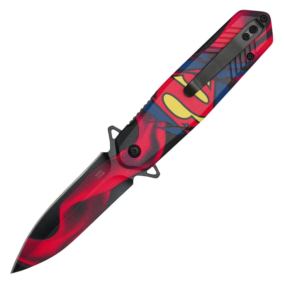 8" Steel Man Pocket Knife - J