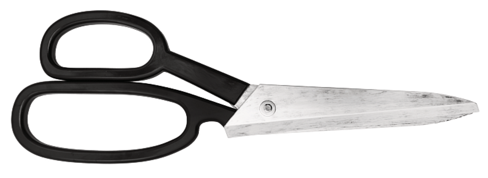 34.5" Giant Black Scissors