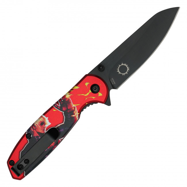 7.5" Flame Warrior Pocket Knife