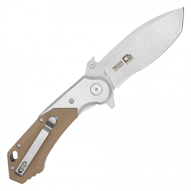 8.25" Desert D2 Pocket Knife