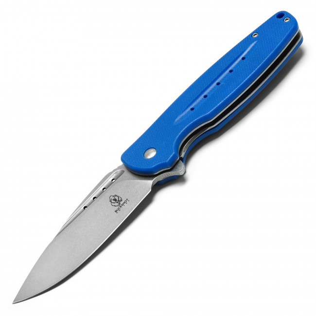 8.25" Blue D2 Pocket Knife