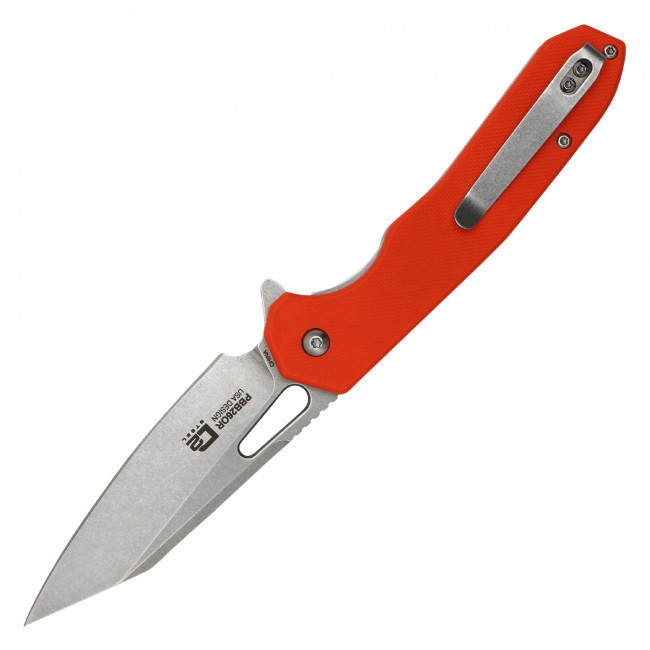8.25" Orange D2 Pocket Knife