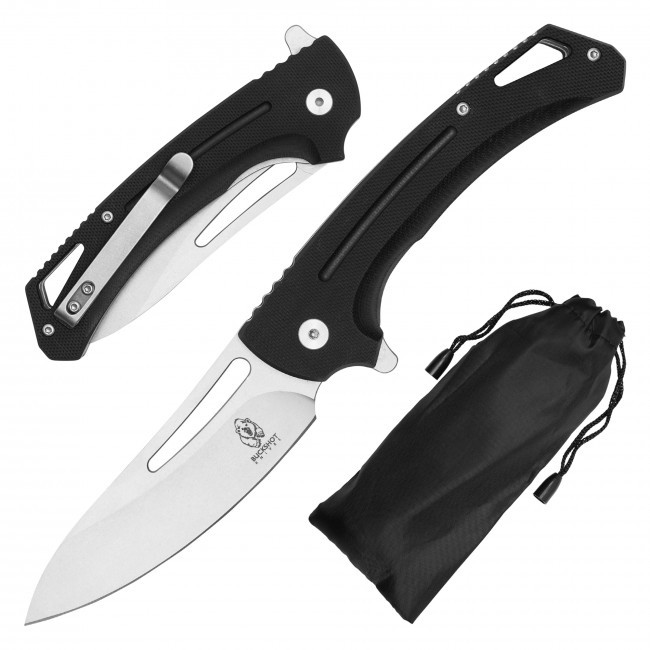 8.25" D2 Pocket Knife Black