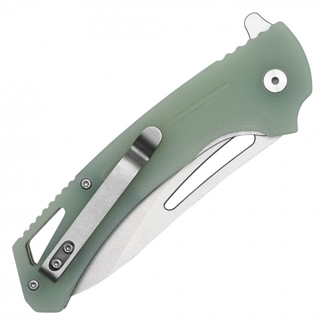 8.25" D2 Pocket Knife Jade