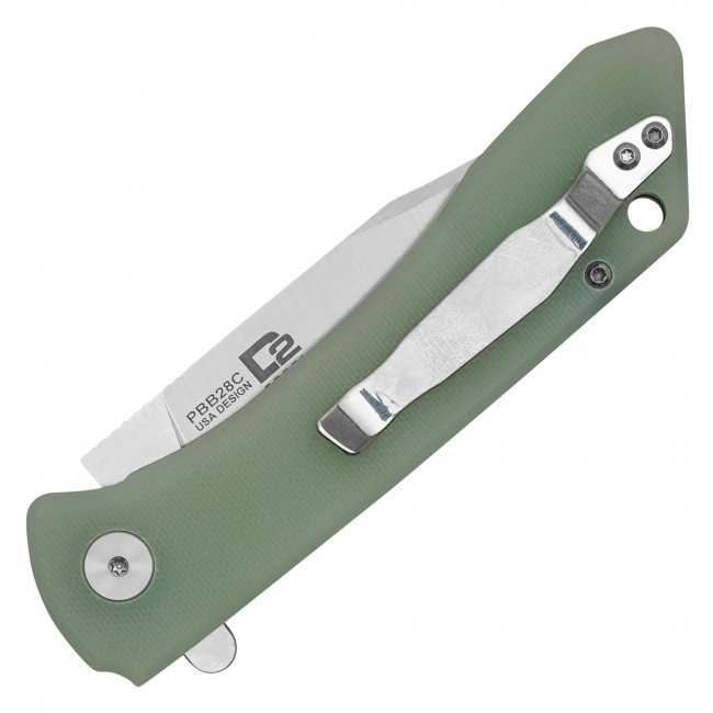 8.5" D2 Pocket Knife Jade