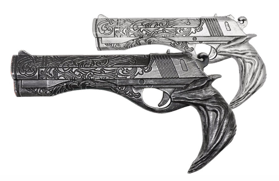 11.5" Ebony & Ivory Dual Pistols