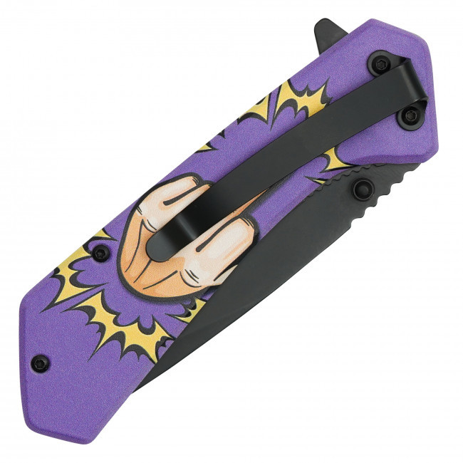 7.75" Middle Finger Pocket Knife