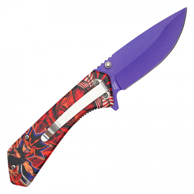 7.75" Purple Exodia Pocket Knife