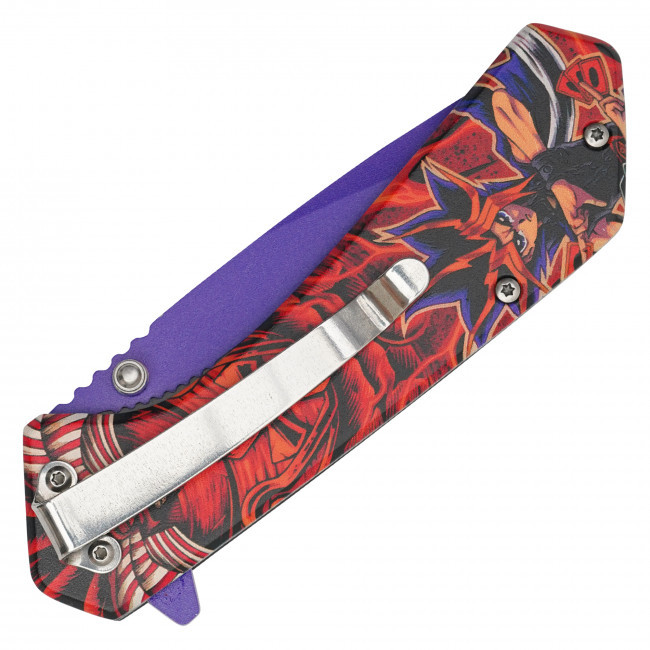 7.75" Purple Exodia Pocket Knife