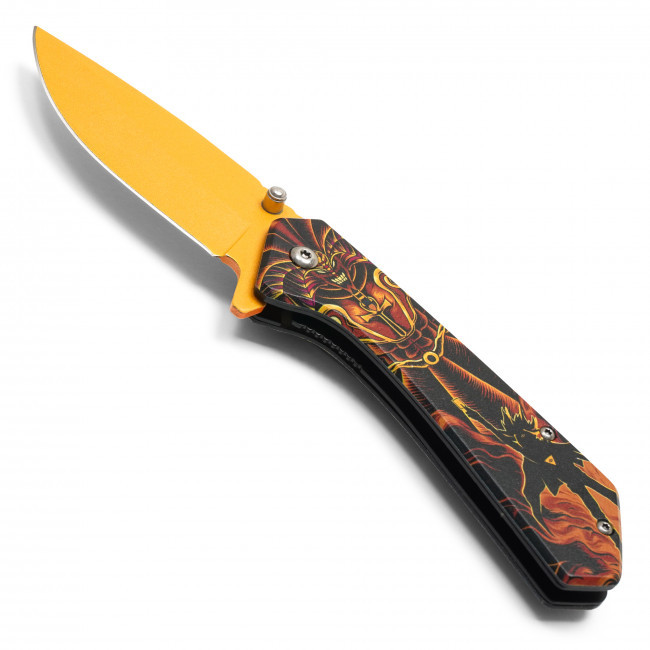 7.75" Gold Exodia Pocket Knife