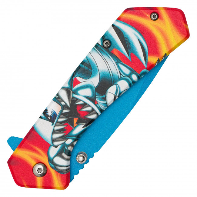 7.75" Blue Eyes Toon Dragon Pocket Knife