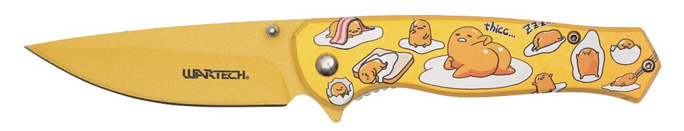8" Gudetama Pocket Knife
