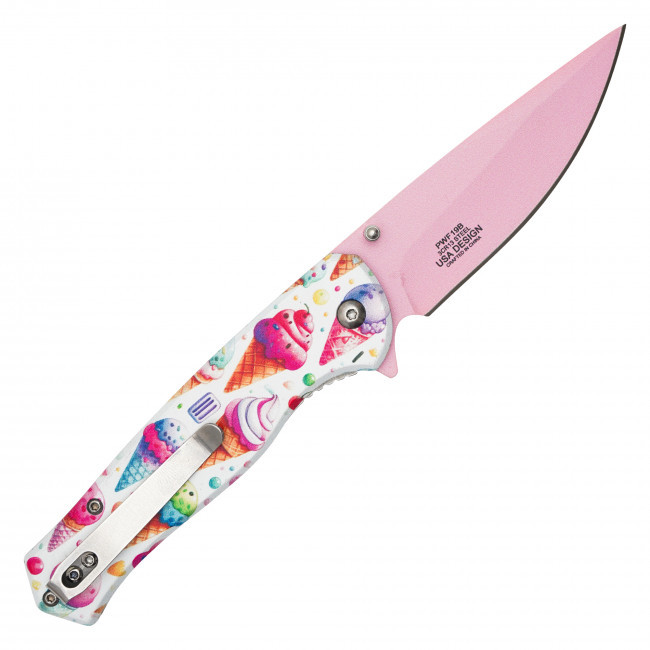 8" Ice Cream Cones Pocket Knife