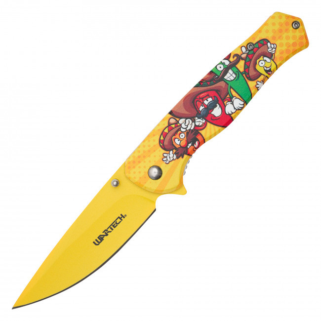 8" Mexican Peppers Pocket Knife
