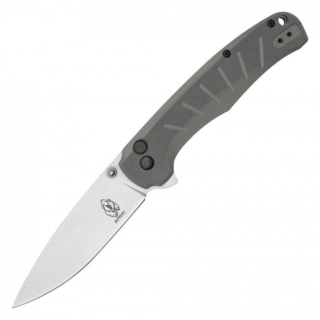 8" Gray D2 Pocket Knife