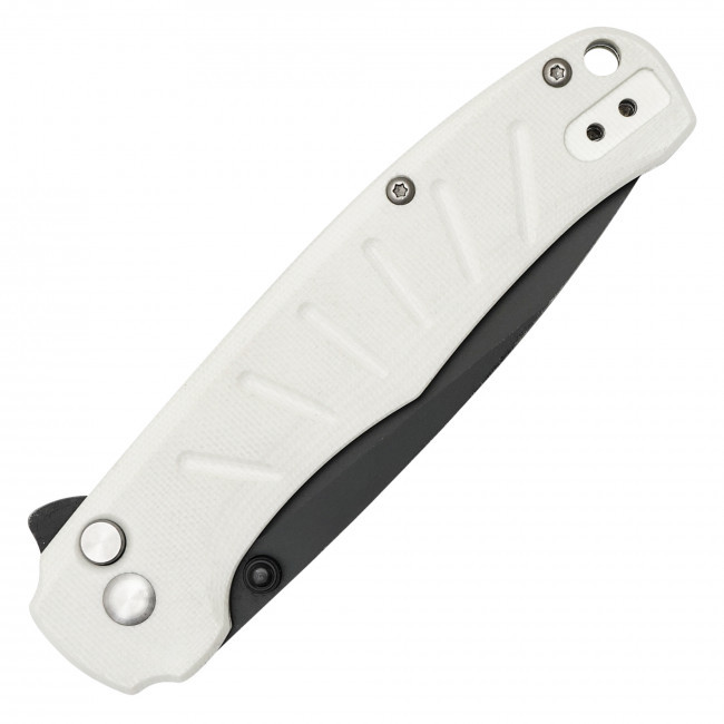 8" White D2 Pocket Knife