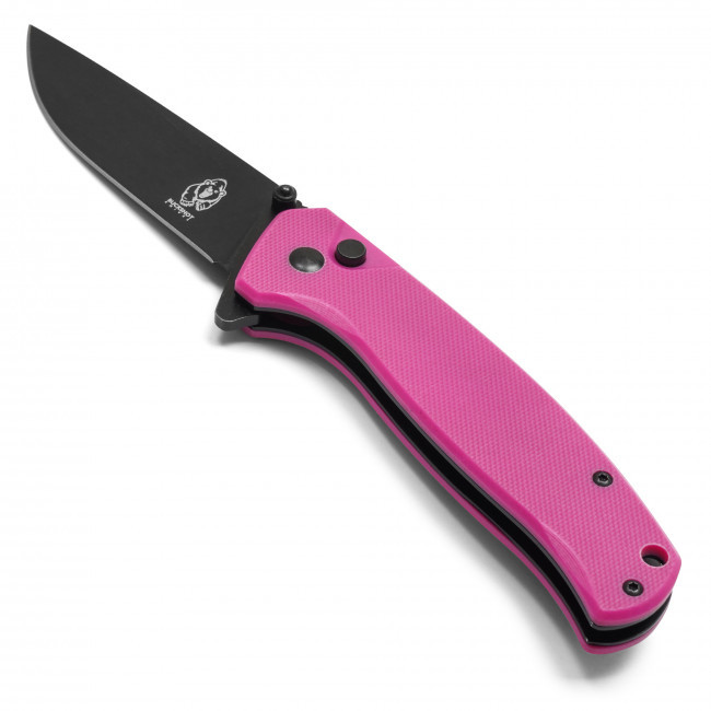 7.75" Pink D2 Pocket Knife