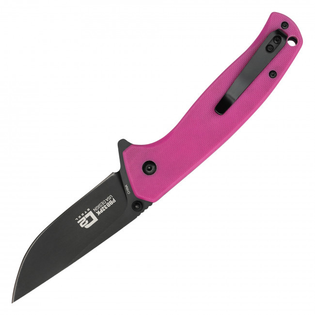 7.75" Pink D2 Pocket Knife