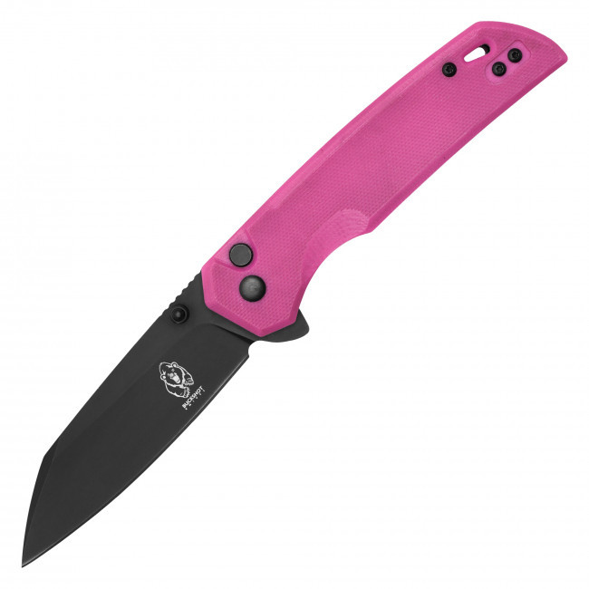 7.75" Pink D2 Pocket Knife