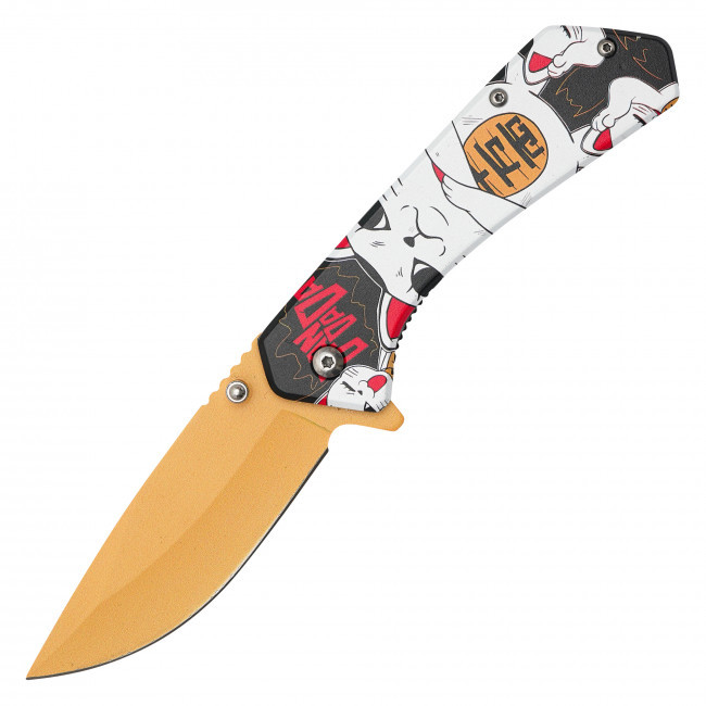 7.75" Lucky Cat Pocket Knife
