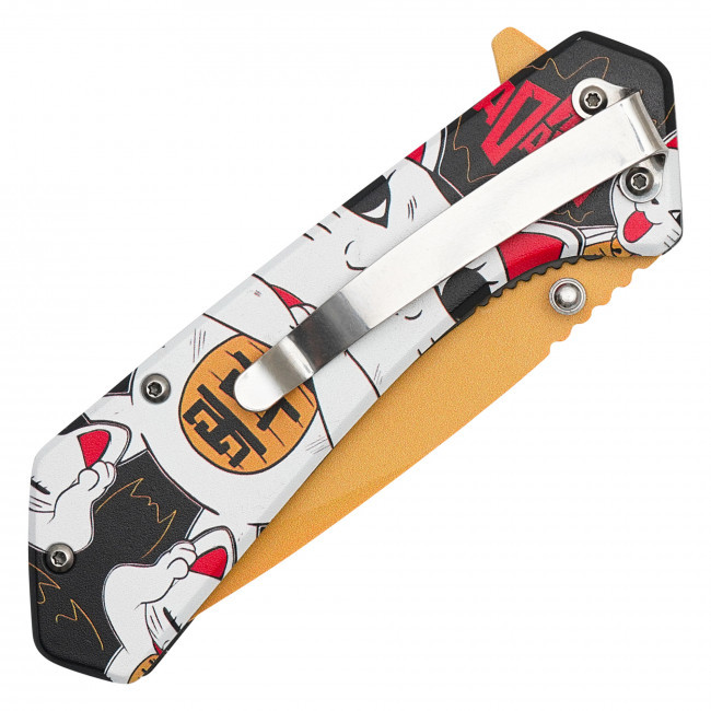 7.75" Lucky Cat Pocket Knife