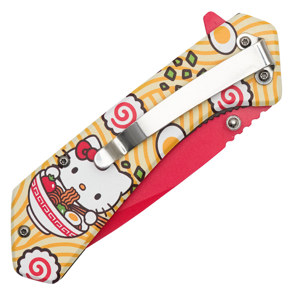 7.75" Ramen Kitty Pocket Knife