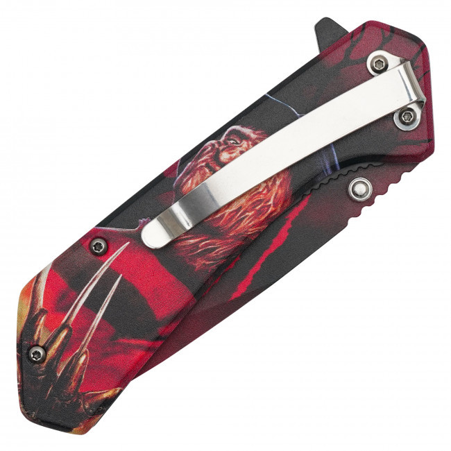 7.75" Freddy Krueger Pocket Knife