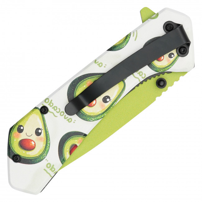7.75" Happy Avocado Pocket Knife