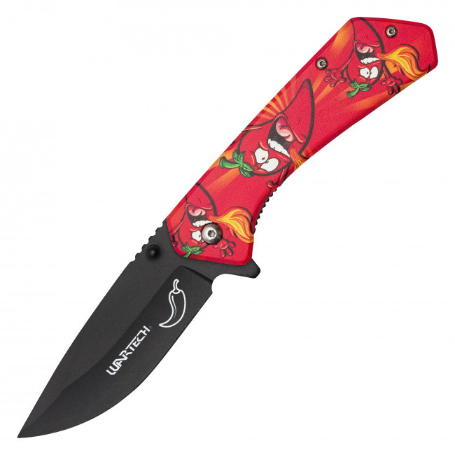 7.75" Blazing Pepper Pocket Knife