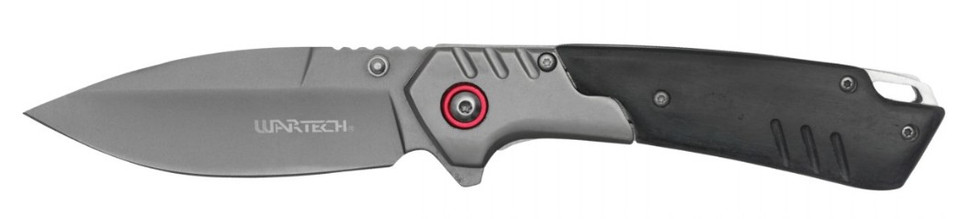 2-Tone Black Wood Pocket Knife