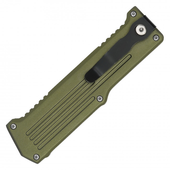 7.5" Black & Green Gravity Knife