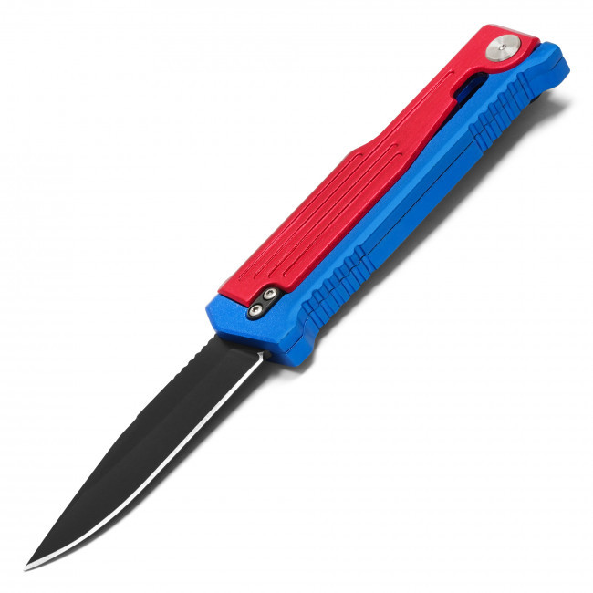 7.5" Red & Blue Gravity Knife