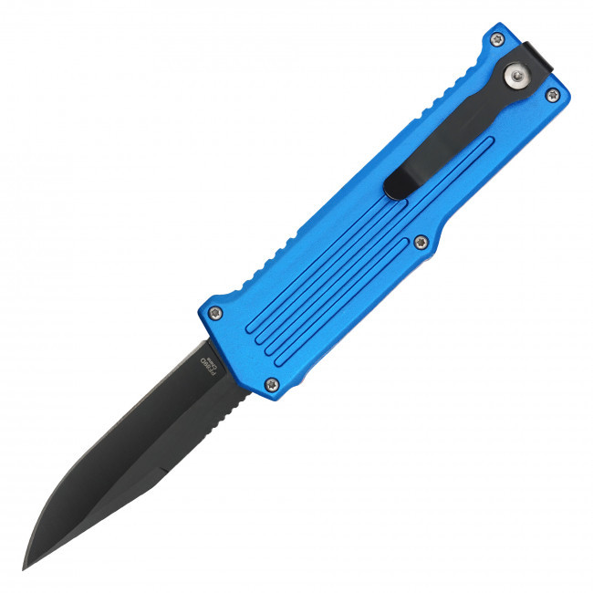 7.5" Red & Blue Gravity Knife