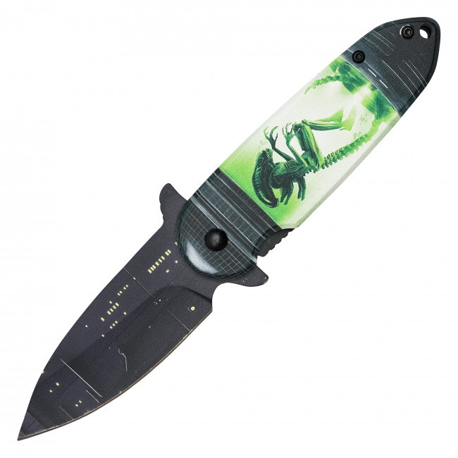 7.25" Alien Specimen Pocket Knife