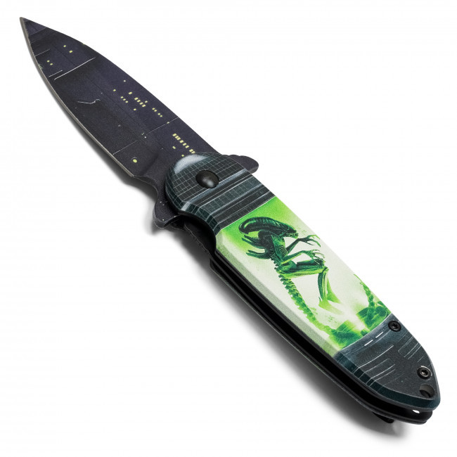 7.25" Alien Specimen Pocket Knife