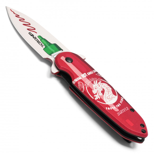 7.25" Wartech Sriracha Pocket Knife