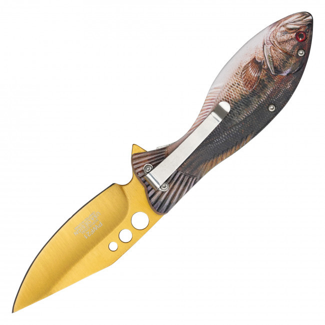 7.75" Largemouth Bass Pocket Knife